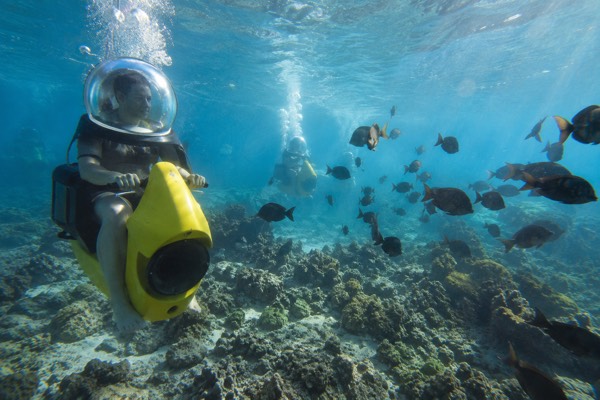 Drive An Underwater Scooter, Oahu